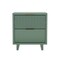 Manhattan Comfort Elara 18 in Solid Wood Nightstand in Sage Green (2-Drawer) NS1780-3 - alternate 7