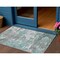 Homeroots 3' X 5' Blue And Teal Blue Abstract Washable Indoor Outdoor Area Rug 610438 - alternate 1