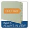 Pendaflex Colored Pressboard End Tab Fastener Folder, Straight Tab, Exp 2", 2 Fasteners, Legal, Lt Green, 25PK 47715GW - alternate 6