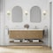 James Martin Vanities Allamari 72" Double Vanity, Dune Mist w/ 3 CM White Zeus Silestone Top D640-V72-DMS-WWZ - alternate 9