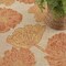 Homeroots 9' X 12' Coral And Ivory Floral Indoor Outdoor Area Rug 551480 - alternate 7