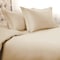 Homeroots Ivory Queen Cotton Blend 1200 Thread Count Washable Duvet Cover Set 528187 - alternate 4