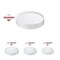 Smarty Had A Party 16 in White Round Plastic Trays, 25PK 9926WH-CASE - alternate 6