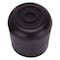 Prosource Furniture Leg Tip, Round, Rubber, Black, 1-1/4 in Dia, 1.7 in H FE-50638-B - alternate 3