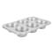 Martha Stewart Everyday Bakeaway 6 Cup Nonstick Carbon Steel Muffin Pan in Silver 128709.01 - alternate 1