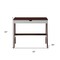 Homeroots 36" Brown and White Writing Desk 530237 - alternate 5