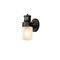Globe Electric LED Wall Lantern - Mountain Frost Finish, Matte Black Frame 60000102 - alternate 1