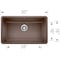 Blanco Precis 30 Single Bowl, Cafe Brown 442537 - alternate 3