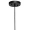 Homeroots Black Dome Iron Ceiling Light With Black Shades 651685 - alternate 3