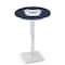 Holland Bar Stool Co 36" Chrome Butler University Pub Table, 36" dia. Top L217C3636Butler - alternate 1