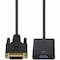Add-On AddOn - Accessories DVI-D to VGA Active Converter Adapter Cable - Male to Female DVIDS2VGAA - alternate 1