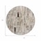 Homeroots 8' Taupe And Gray Round Striped Washable Indoor Outdoor Area Rug 615526 - alternate 8