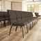 Flash Furniture Hercules Church Chair, Brown Back, 19-1/4 in W 25" L 33-1/4" H, Fabric Seat FD-CH02185-GV-BNDOT-GG - alternate 10