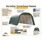 Shelterlogic ShelterCoat 12 x 24 x 8 ft Green Wind And Snow Rated Garage Round 72342 - alternate 14