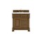 James Martin Vanities Brookfield 36 in. Single Vanity, Honey Oak w/ 3 cm Carrara White Marble Top 547-V36-HNO-3CAR - alternate 1