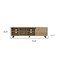 Homeroots 71in Natural Wood Enclosed and Open Storage TV Stand 478334 - alternate 5