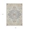 Homeroots 9' X 12' Beige Ivory And Gray Oriental Washable Indoor Outdoor Area Rug 596612 - alternate 8