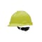 Msa Safety V-Gard Slotted Cap, HDPE, Fas-Trac III Suspension, Type I, Class E, Hi-Vis Yellow/Green (standard) 10061512 - alternate 1