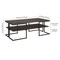 Homeroots 45" Black Steel Coffee Table With Shelf 520930 - alternate 8