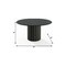 Homeroots 60" Black Solid Wood Pedestal Base Round Top Dining Table 721045 - alternate 6