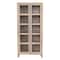 Homeroots 91in Ivory Distressed Solid Wood Frame Accent Cabinet With Two Doors 620845 - alternate 1