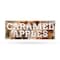 Signmission Caramel Apples, 36 Inch x 96 Inch, Vinyl Banner B-96-30503 - alternate 1