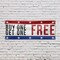 Signmission Buy One Get One Free, 18 Inch x 48 Inch, Vinyl Banner B-30500 - alternate 5