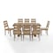 Crosley Joanna 9-Piece Dining Table Set For 8 KF13068RB-RB - alternate 10