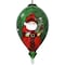 Homeroots Green Plaid Santa Hand Painted Mouth Blown Glass Ornament 477494 - alternate 5
