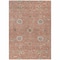 Homeroots 8' X 10' Pink Gray And Beige Floral Washable Indoor Outdoor Area Rug 604788 - alternate 8