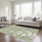 Homeroots 8' X 10' Sage And Ivory Abstract Washable Indoor Outdoor Area Rug 612704 - alternate 9
