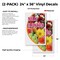 Signmission Silk Flowers, Vinyl Decals Only 24 Inch x 36 Inch, Vinyl Decal, 2PK DSB-2436-2PACK-Silk Flowers - alternate 2