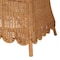 Bali & Pari Teresa Bohemian Light Honey Scalloped Rattan Arm Chair 250-13953-ZORO - alternate 8