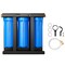 Vevor RV Water Filter System 3-Cartridge with Basket for Campers Boats RVs Vans PRS-102-LLL-FC - alternate 1