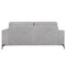 Homeroots 80" X 39" X 35" Silver Polyester Sofa 373981 - alternate 4