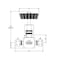 Hoke 2100 Series - Bar Stock, Screwed Bonnet Needle Valves, 1/4in FNPT x 1/4in FNPT, 6000 PSI 2112F4B - alternate 5