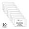 C-Line Products 2" x 3-1/2" Self-Adhesive Business Card Holder, 10/PK, 5PK/BX, 10BX/CT 70238-BX - alternate 7