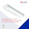 Lithonia Lighting LED Wraparound Fixture, 4 ft L, 2900 lm FMLWL 48 840 - alternate 14