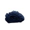 Homeroots Navy Blue Linen King Fitted Sheet 568230 - alternate 9