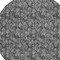 Homeroots 8' Gray Charcoal And Silver Round Floral Washable Indoor Outdoor Area Rug 581896 - alternate 7