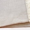 Homeroots 70" X 55" Gray And White Herringbone Cotton Blend Woven Throw Blanket with Tassels 474025 - alternate 5