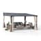 Sunjoy 12 ft. x 14 ft. Metal Roof; Aluminum and Metal Frame with Curtain and Netting A1020309B0 - alternate 7
