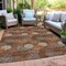 Homeroots 5' X 8' Brown Gray And Ivory Polka Dot Washable Indoor Outdoor Area Rug 594239 - alternate 8