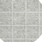 Homeroots 8' Taupe Beige And Tan Round Medallion Washable Indoor Outdoor Area Rug 589358 - alternate 8