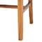 Bali & Pari Prita Bohemian Paper Loom and Natural Mahogany Wood Dining Chair 249-13884-ZORO - alternate 10