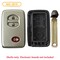 Aks Keys 2009 - 2015 Toyota Smart Key Shell 3B RS-TOYOTA-57 - alternate 2