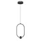 Z-Lite Saros Matte Black 1 Light Pendant 4101-8MB-LED - alternate 1