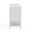 Flash Furniture Vega 30in. Vanity w/Sink, Soft Close Doors & Open Shelf, Carrara Marble, Black Hardware, Wht/Wht FS-VEGA30-WH-HDBLK-GG - alternate 9