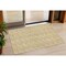 Homeroots 3' X 5' Gold And Beige Geometric Washable Indoor Outdoor Area Rug 594995 - alternate 1