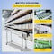 Vevor Belt Conveyor PVC Stainless Steel Belt Conveyor 71"x7.8" Double Guardrail MS18020 - alternate 8